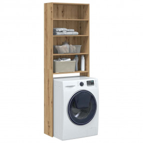 Washing Machine Cabinet Artisan Oak 25.2x9.4x74.8"