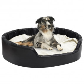 Dog Bed Black and Beige