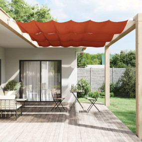 Vertical Awning Terracotta Oxford fabric (100% polyeste...