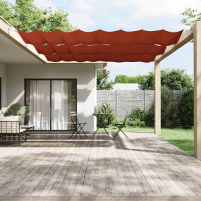 Vertical Awning Terracotta Oxford fabric (100% polyeste...