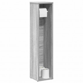 Bathroom Cabinet with Roll Holder Grey Sonoma 8.1x7.9x3...