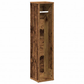 Bathroom Cabinet with Roll Holder Old Wood 8.1x7.9x35.4...