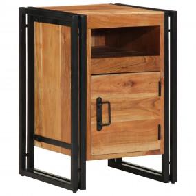 Bedside Cabinet 15.7x15.7x23.2" Solid Wood Acacia