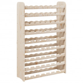 Wine Rack 28.5x9.8x43.9" Solid Wood Pine