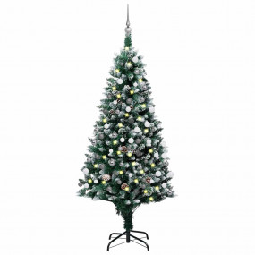 Christmas Tree Green and white PVC, steel, plastic Medi...