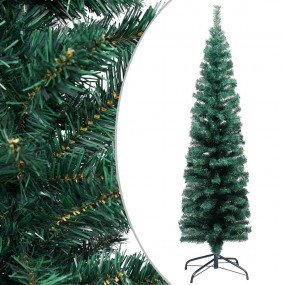 Artificial Christmas Tree Green PVC, Steel, Plastic Sli...