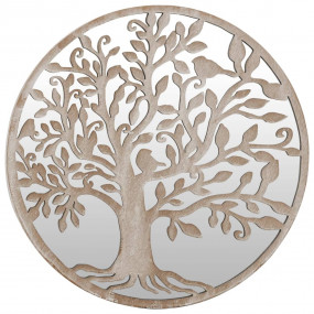 Mirror Sand Iron and Glass 16 in diameter Decorative In...