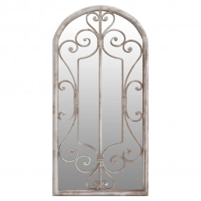 Mirror Sand Iron, Glass 27.6 in x 11.8 in Decorative In...