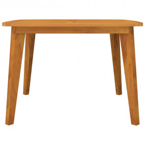 Garden Table Natural Wood Solid acacia wood Medium  Dur...