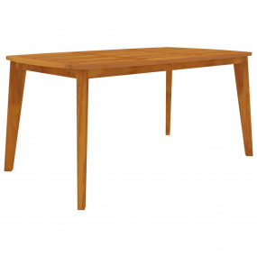Garden Table Natural Wood Solid acacia wood Large Durab...
