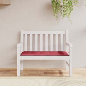 Garden Bench Cushion Wine Red 100% polyester 47.2 x 19....