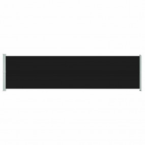 Side Awning Black Polyester with PU coating Large Retra...