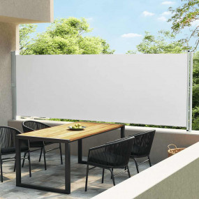 Side Awning Cream Polyester with PU coating, Powder-coa...