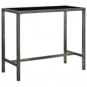 Bar Table Grey and black