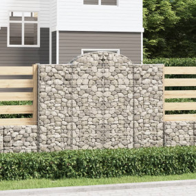 Gabion Basket Set of 25 Silver Galvanized Iron Large Du...