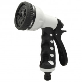 Garden Spray Gun Grey and black ABS, TPR Compact