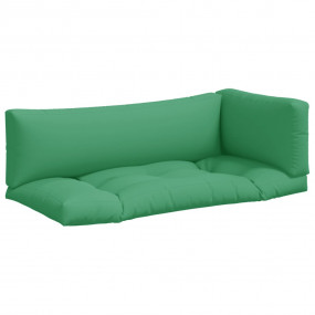 Pallet Cushion Set of 3 Green 100% Polyester Large