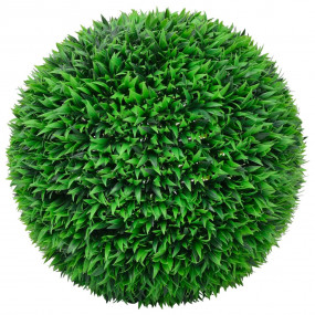 Artificial Boxwood Ball Green Polyethylene Medium