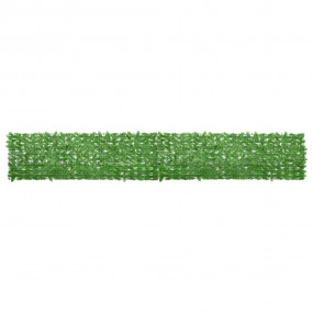 Balcony Screen Green Polyethylene, Fabric 196.9 x 29.5 ...