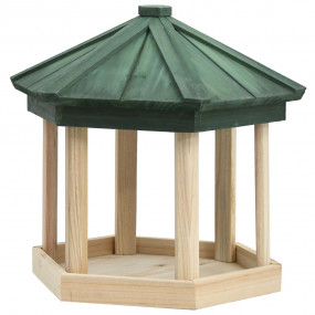 Bird Feeder Natural Wood Solid firwood 13 x 11.8 in Dur...