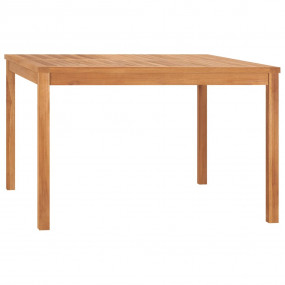 Dining Table Warm wood tone Solid Teak Wood Medium Dura...