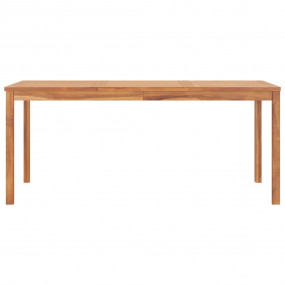Dining Table Warm brown Solid teak wood 70.9 x 35.4 x 3...