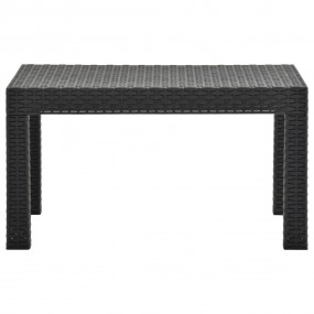 Garden Table Anthracite Polypropylene Medium Lightweigh...