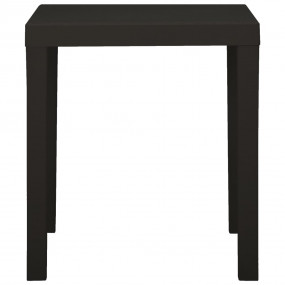 Garden Table Anthracite Plastic Medium Lightweight Gard...