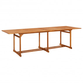 Dining Table Natural Wood Solid Acacia wood Large Durab...