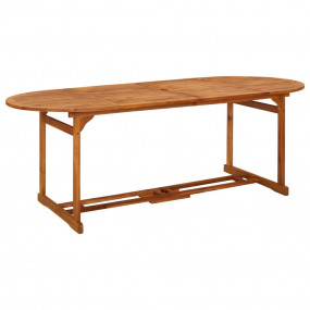 Dining Table Natural wood Solid acacia wood Large Durab...