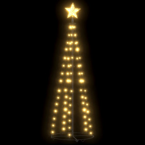 Christmas Tree Warm white, black PVC, metal Medium Ligh...