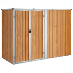 Tool Shed Brown Galvanized steel, metal Large Garden To...