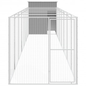 Dog House Light grey Galvanized Steel