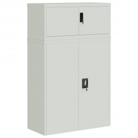 File Cabinet Light grey Powder-coated steel Large Locka...