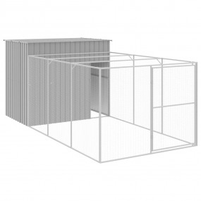 Dog House Light grey Galvanized steel 84.3 x 180.3 x 71...