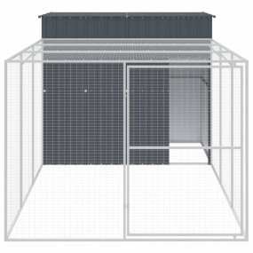 Dog House Anthracite Galvanized Steel Large Durable Dog...