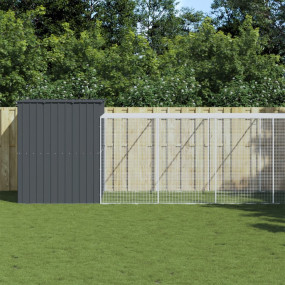Dog House Anthracite Galvanized steel Large Durable Dog...