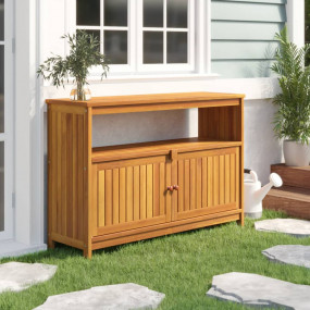 Garden Console Table Brown Solid Acacia wood Medium Con...