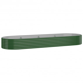 Garden Raised Bed Green Powder-coated steel Large Tough