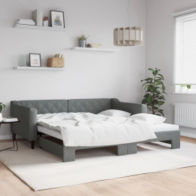 Daybed With Trundle Dark gray