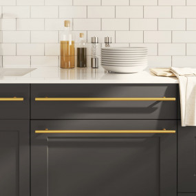 Cabinet Handle Set of 20 Gold Stainless Steel 22.0 in l...