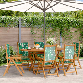 Garden Chair Set of 6 Green