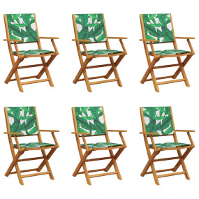 Garden Chair Set of 6 Green