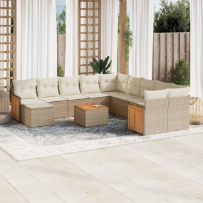 Garden Sofa Set Beige