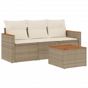 Garden Sofa Set Beige