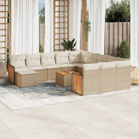 Garden Sofa Set Beige