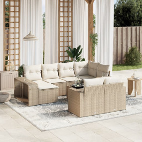 Garden Sofa Set Beige