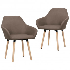 Dining Chair Brown Fabric, solid wood Medium Seats Many