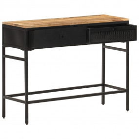 Sideboard Black, Natural Mango Wood