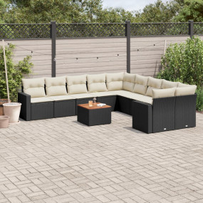 Patio Sofa Set Black